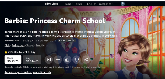 Barbie: Princess Charm School