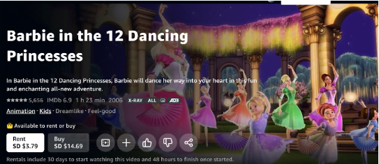 Barbie In The 12 Dancing Princesses