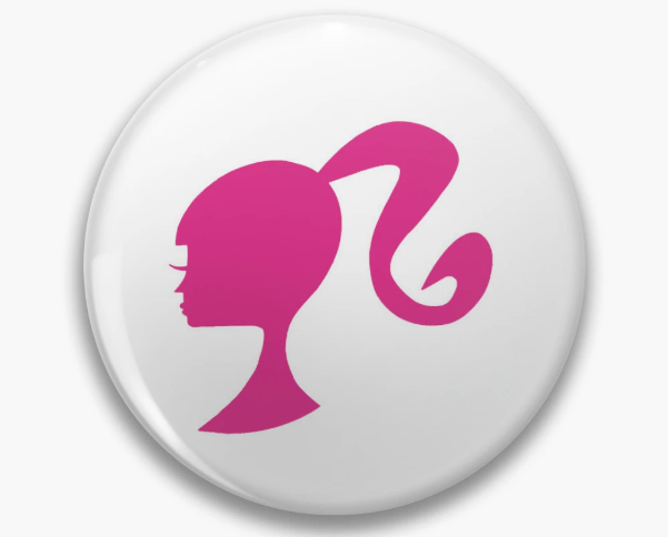 The Pink Barbie Head Logo